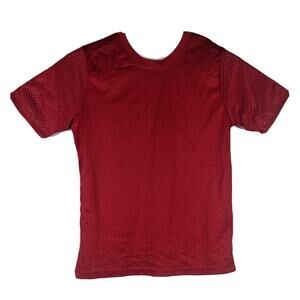 Red and White Kids Reversible Jersey Size Large